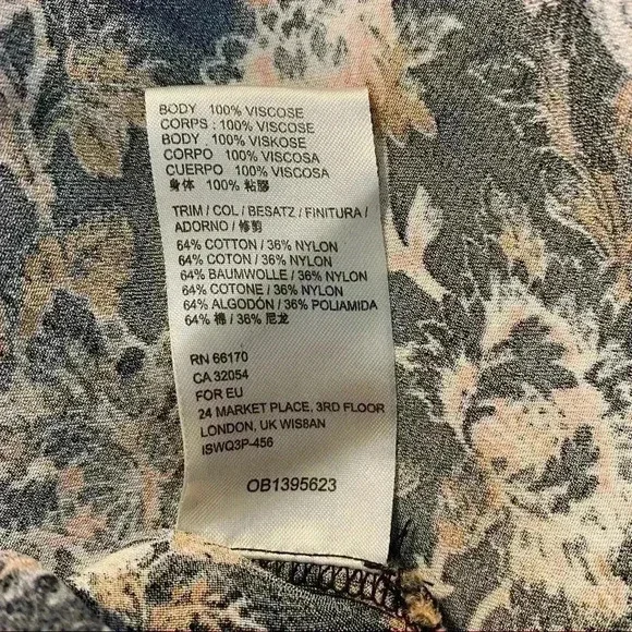 Free People Lucie Mini Dress in Black Combo With Lace Detail Size 8 - Picture 10 of 16